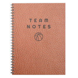 Basketball Team Notes  Anteckningsbok