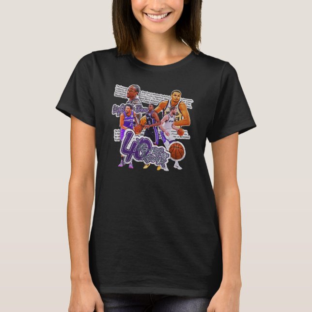 Basketball Team Sacramento Squad Design 1 T Shirt (Framsida)