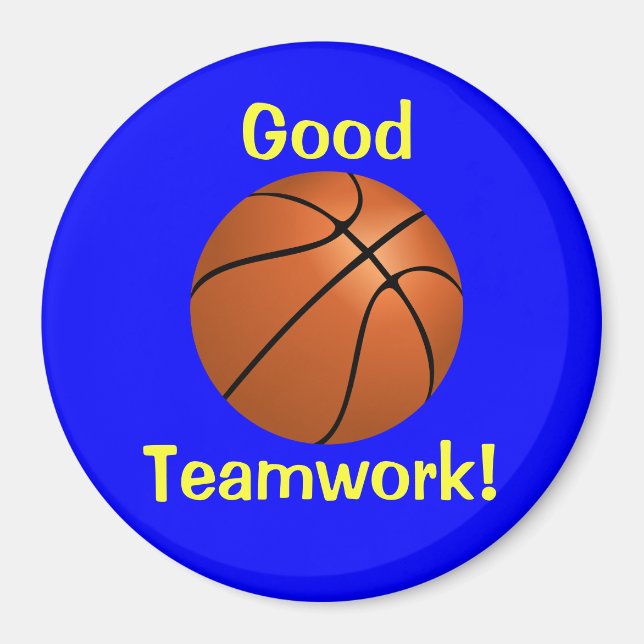 Basketball Teamwork Magnet (Framsidan)