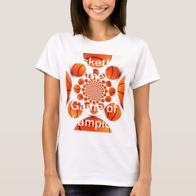 Basketball Tee Bella Canvas för kvinnor Shirt (Framsida)