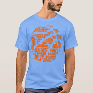 Basketball Terms Motivational Ord Cloud T Shirt