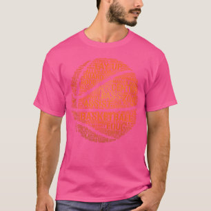 Basketball Terms Ord Cloud Motivational . T Shirt