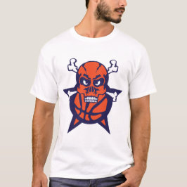 basketball tete de mort skull logo sport ballon 50 t shirt