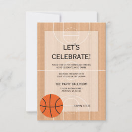 Basketball ThBäste Pub Mitzvah Mottagande Inbjudningar