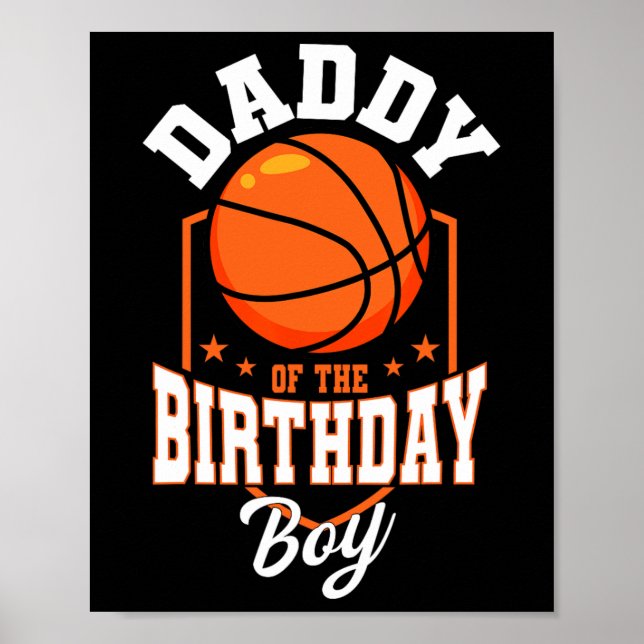 Basketball Theme Bday Pa Poster (Framsidan)