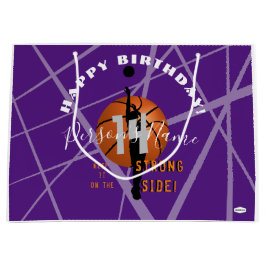 Basketball Theme Birthday Gift Bag HAMbyWG