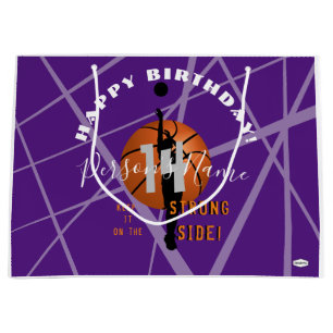 Basketball Theme Birthday Gift Bag HAMbyWG