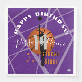 Basketball Theme Birthday Papper Napkins HAMbyWG Pappersservett
