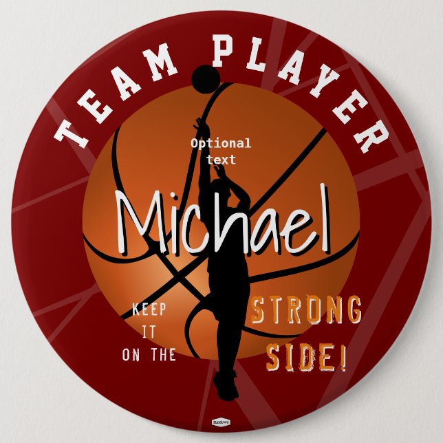 Basketball Theme Button HAMbyWG Knapp (Framsida)