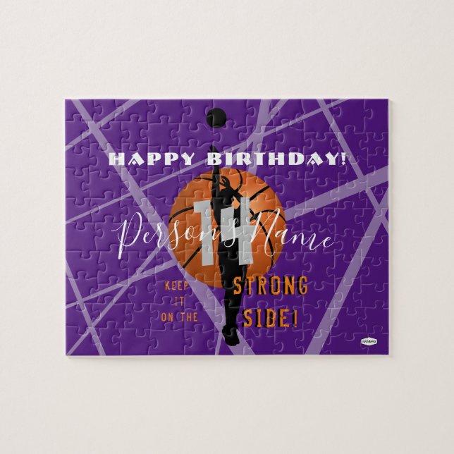 Basketball Theme Gift Puzzle HAMbyWG Pussel (Horisontell)