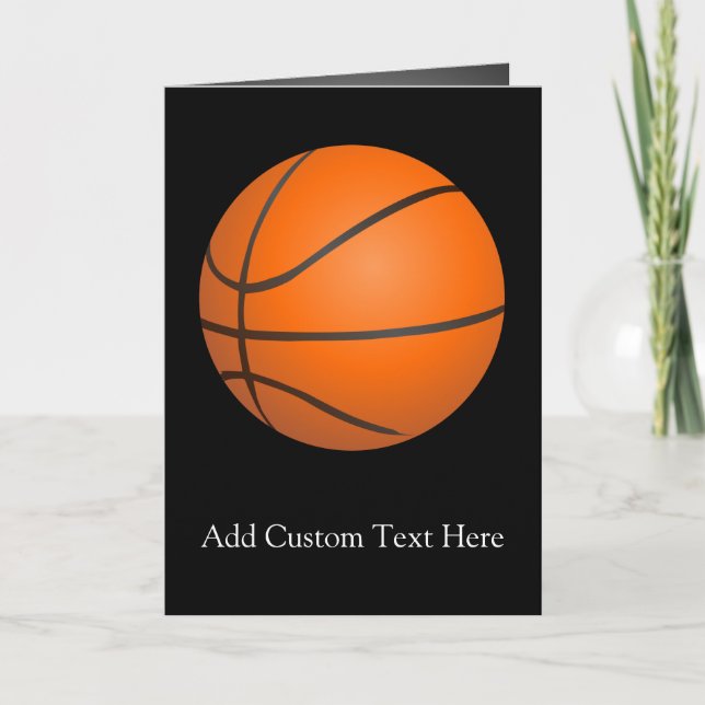 Basketball Theme Kort (Framsida)