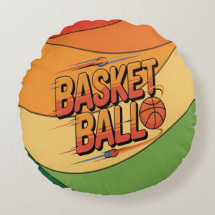 Basketball Thrill Rund Kudde