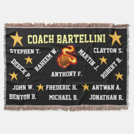 Basketball Throw Blanket Filt