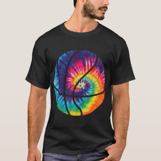 Basketball Tie Dye Fantastisk Sports Rainbow Tripp T Shirt