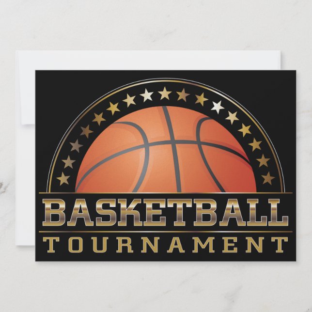 Basketball Tournament-inbjudan Inbjudningar (Framsida)