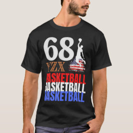 Basketball tri-färg t shirt