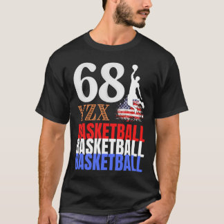 Basketball tri-färg t shirt