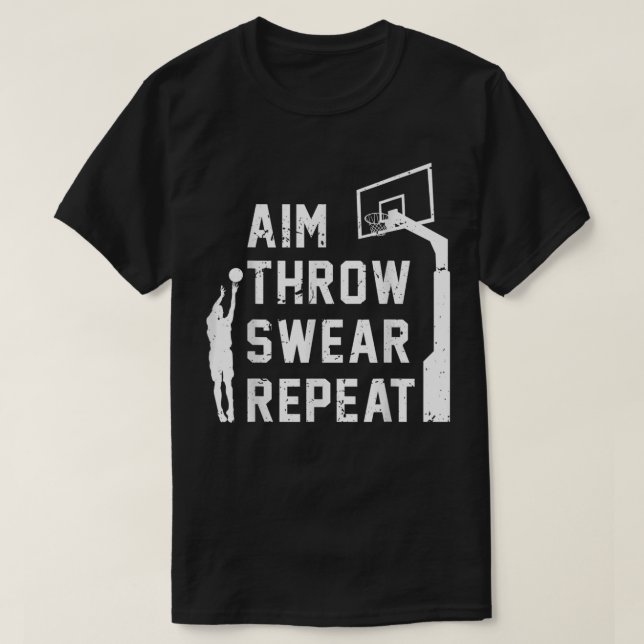 Basketball Tshirts För manar Kids Youth Player Sla (Design framsida)