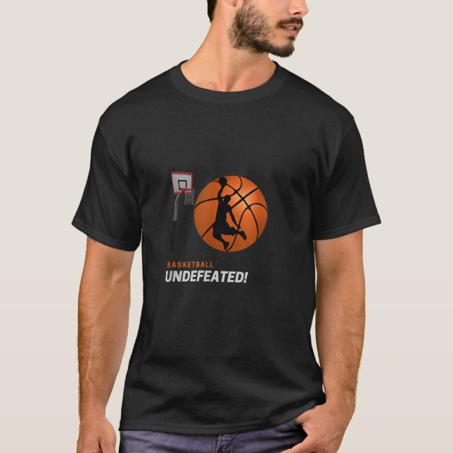 Basketball Unbesegrad T Shirt (Framsida)