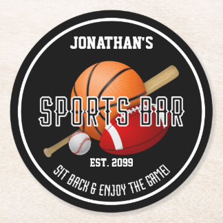 Basketball Underlägg i fotbollsmatchen i Pub Papper Rund