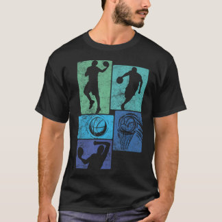 Basketball-uppspelningsporter för coola t shirt
