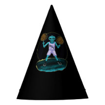 Basketball-uppspelningsrymd Alien