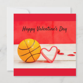 Basketball Valentines dag Basketball med kärlek