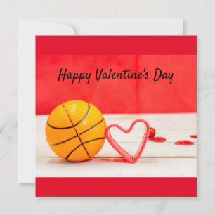 Basketball Valentines dag Basketball med kärlek