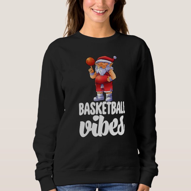 Basketball Vibes Gnome  Basketball Game Celebratio T Shirt (Framsida)