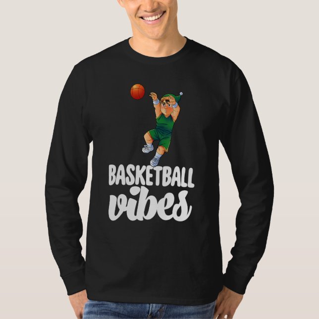 Basketball Vibes Gnome  Basketball Game Celebratio T Shirt (Framsida)