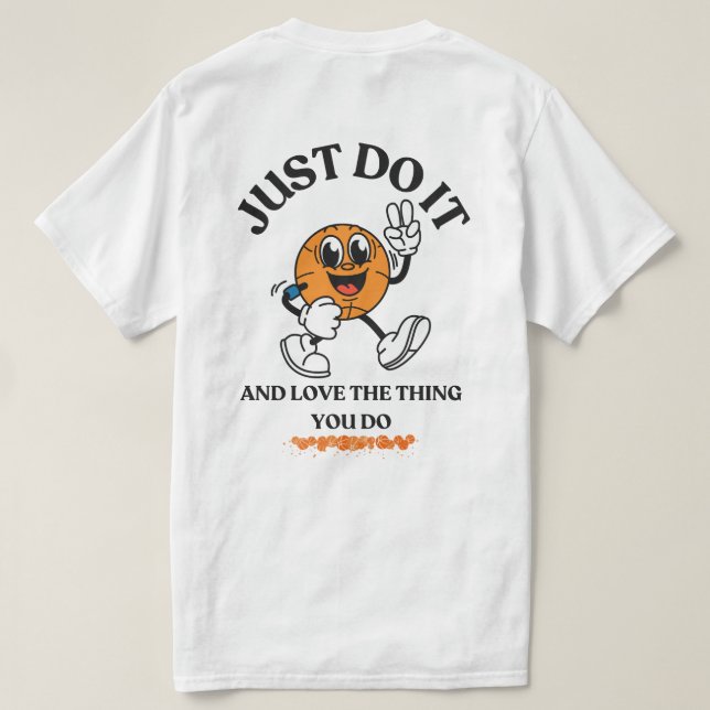 Basketball Vibes T-shirt (Design baksida)