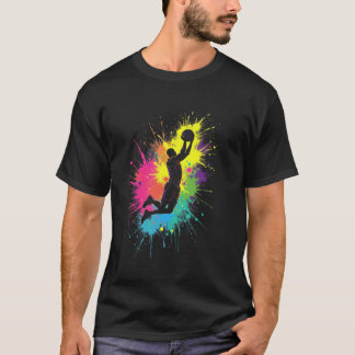 Basketball Vibrant T Shirt