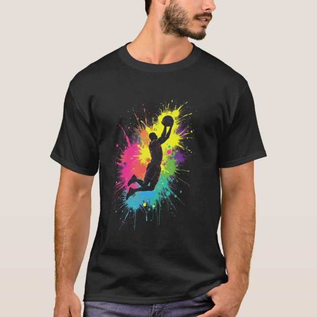 Basketball Vibrant T Shirt (Framsida)