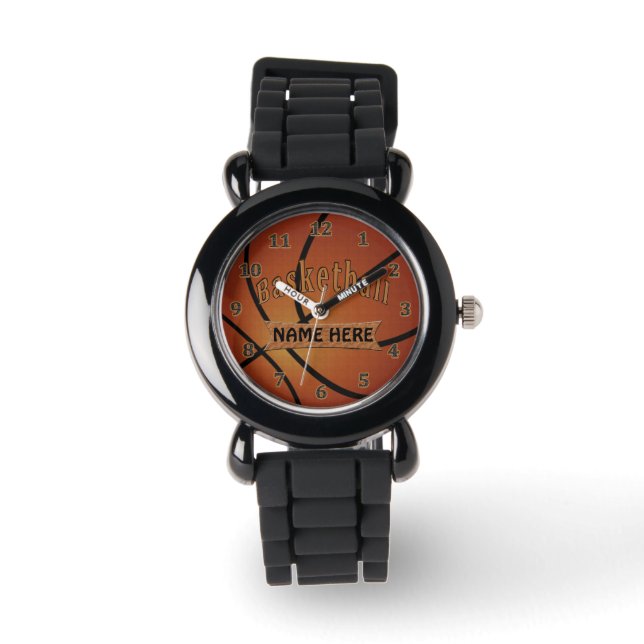 BASKETBALL WATCH, Personlig Basketbollgåvor Armbandsur (Framsida)
