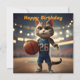 "Basketball with a Side of Catitude" Kort