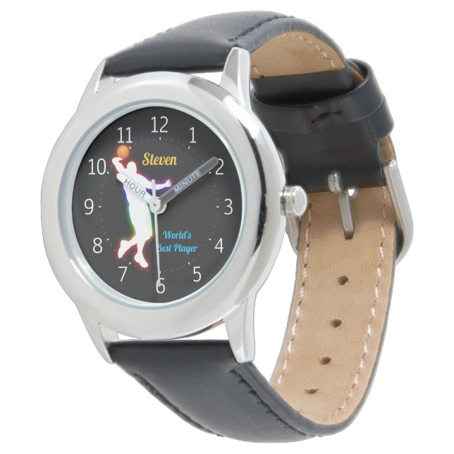 Basketball World's Best Player | Lustigt Armbandsur (Vinklad)