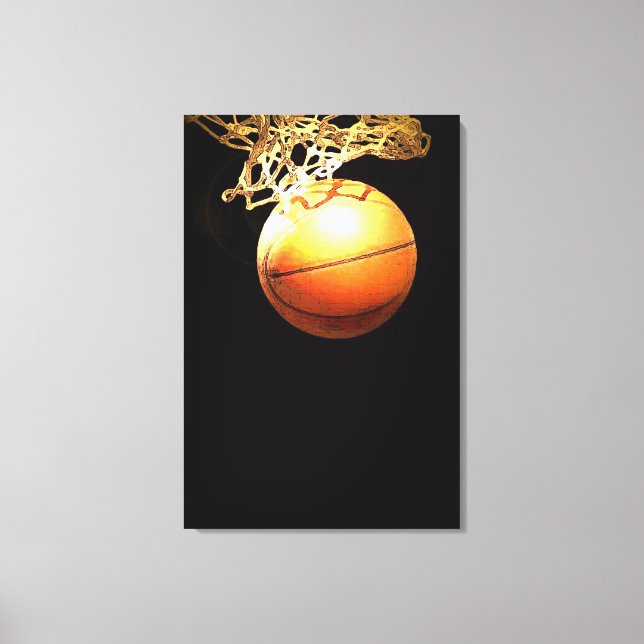 Basketball Wrapped Canvas (Framsida)