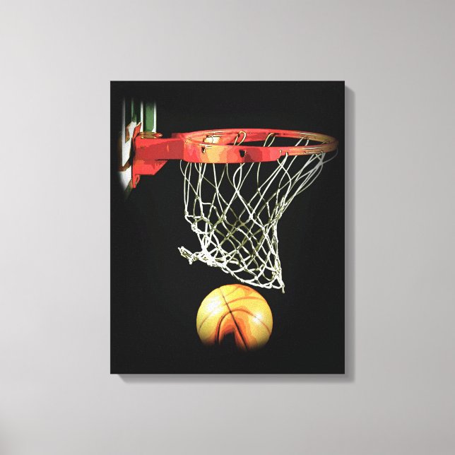 Basketball Wrapped Canvas (Framsida)