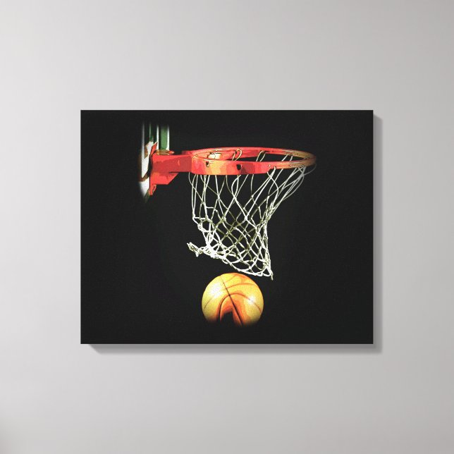 Basketball Wrapped Canvas (Framsida)