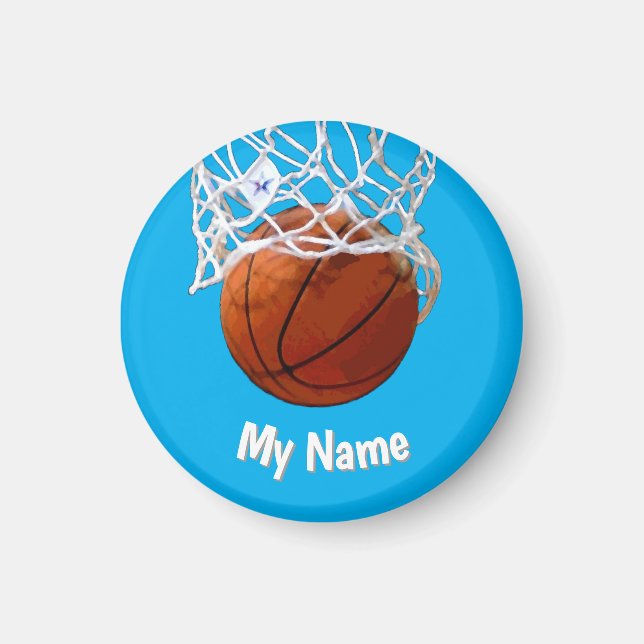 Basketball Your Name Custom Magnet (Framsidan)
