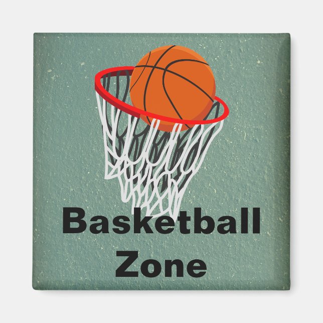 Basketball Zon Magnet (Framsidan)
