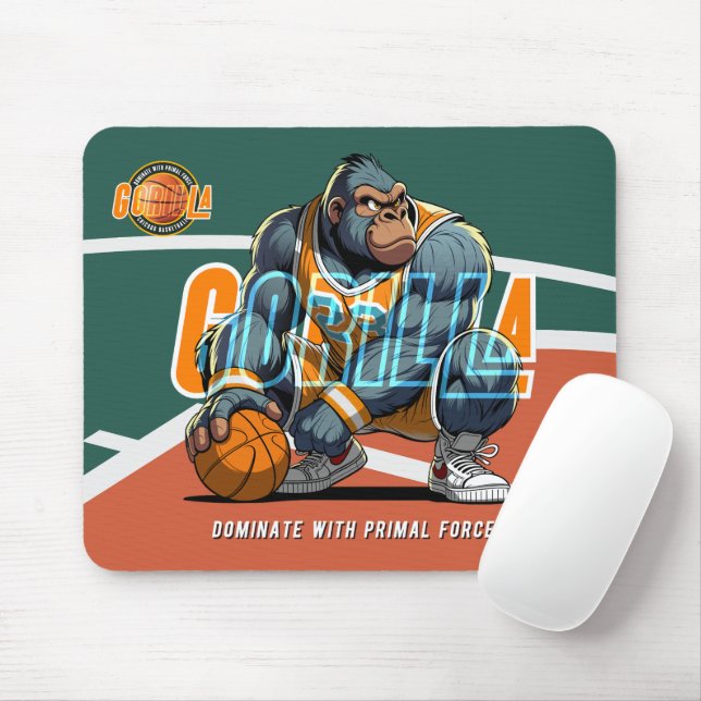 Basketballens prima kraft | Mousepad Musmatta (Med mus)
