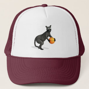 Basketballer Raccoon Keps