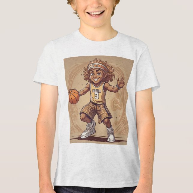 BasketBaller T Shirt (Framsida)