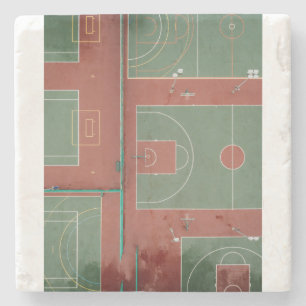 Basketboll 110 stenunderlägg