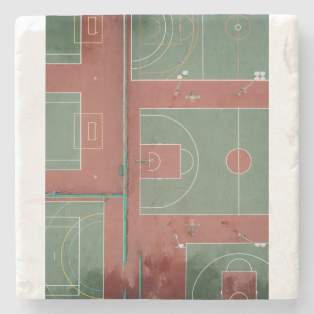 Basketboll 110 stenunderlägg (Framsidan)