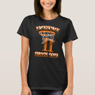 Basketboll 11:e födelselinjen för Boys Fantastisk T Shirt