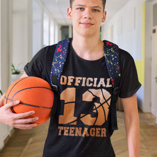 Basketboll 13:e födelsedag Officiell Teenager Boy T Shirt