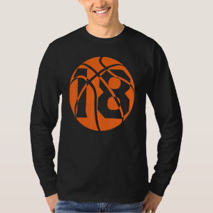 Basketboll 18-åriga födelsedagsspelare Manar W T Shirt