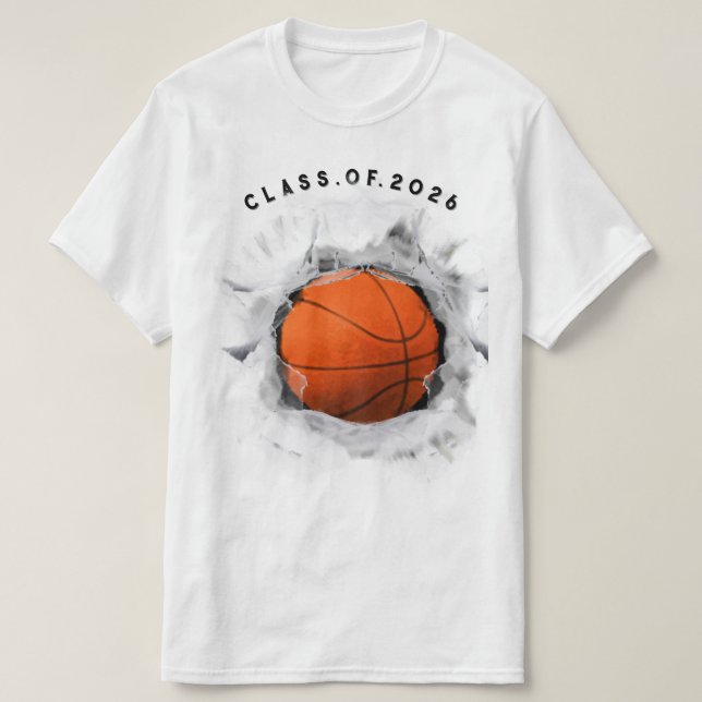 Basketboll 2025 t shirt (Design framsida)